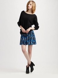 A striking skirt featuring a fascinating print and offering a great fit.Elasticized waistbandAllover printAbout 10 longRayonDry cleanImported Model shown is 5'9½ (176cm) wearing US size 4. A striking skirt featuring a fascinating print and offering a great fit.Elasticized waistbandAllover printAbout 10 longRayonDry cleanImported Model shown is 5'9½ (176cm) wearing US size 4.