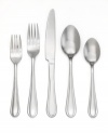 A winning hand. Gibson's Fairburg flatware set appoints your table with all the essentials, from place settings to serving pieces, in mirror-polished stainless steel with gently beveled handles for a great look and comfortable hold.