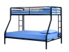 Dorel Home Products Twin-Over-Full Bunk Bed, Black