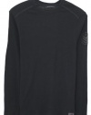 Sean John Shirt, Captains Crew Thermal Pm Black Large