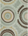 Surya COS-8919 Cosmopolitan Seafoam 5-Feet by 8-Feet Area Rug