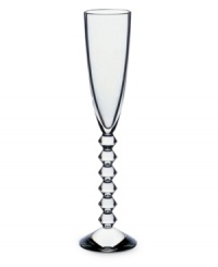 Baccarat redefines bold with the statuesque Vega flute. Premium crystal balancing a clear bowl and chunky, beaded stem exudes chic luxury in any setting. Baccarat redefines bold with the statuesque Vega flute. Premium crystal balancing a clear bowl and chunky, beaded stem exudes chic luxury in any setting.