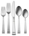 Elegant bands at the tips and shanks of the handles lend classic beauty to Oneida's Prose place settings. Crafted of superior 18/8 stainless steel. Part of the Patterns for a Lifetime series, this collection will always be available for replacement. Full lifetime warranty.