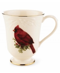 For nearly 150 years, Lenox has been renowned throughout the world as a premier designer and manufacturer of fine tableware. This year, begin a cherished holiday tradition with the festive Winter Greetings dinnerware collection. Its resplendent pattern of red and gold bows accented with sprigs of holly is fresh and lively on snowy white china, making your entertaining table a bountiful expression of holiday cheer. Not shown. For nearly 150 years, Lenox has been renowned throughout the world as a premier designer and manufacturer of fine tableware. This year, begin a cherished holiday tradition with the festive Winter Greetings dinnerware collection. Its resplendent pattern of red and gold bows accented with sprigs of holly is fresh and lively on snowy white china, making your entertaining table a bountiful expression of holiday cheer. Not shown.