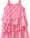 Splendid Littles Baby-girls Infant Venice Slub Stripe Dress, Taffy, 12-18 Months