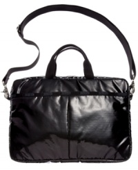 Even it-girls need a posh place to stash their technology. This super shiny laptop bag from LeSportsac has easy-to-hold top handles, convenient crossbody strap and extra cushiony interior, so everything stays safe and secure while you're on-the-go. Even it-girls need a posh place to stash their technology. This super shiny laptop bag from LeSportsac has easy-to-hold top handles, convenient crossbody strap and extra cushiony interior, so everything stays safe and secure while you're on-the-go.