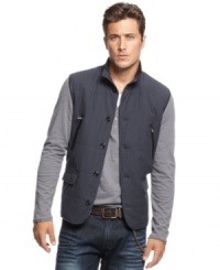 Seasonal transitions call for comfortable layers. This quilted vest from INC International Concepts keeps your style in season. Seasonal transitions call for comfortable layers. This quilted vest from INC International Concepts keeps your style in season.