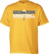 NBA Golden State Warriors Practice Short Sleeve Tee (Gold, Large)