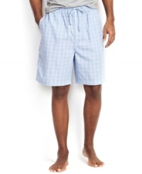 Showcase your seaside style with these plaid pajama shorts from Nautica. Showcase your seaside style with these plaid pajama shorts from Nautica.