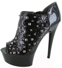 BETSEY JOHNSON Studdlee Platform Studs Womens Shoes Black Size 6.5 BETSEY JOHNSON Studdlee Platform Studs Womens Shoes Black Size 6.5
