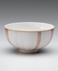 A lovely cocoa palette highlighted by warm amber tones lends this Denby dinnerware and dishes collection a more elegant earthiness. Coordinate solid Truffle and striped Truffle Layers pieces for flattering tabletop contrast. A lovely cocoa palette highlighted by warm amber tones lends this Denby dinnerware and dishes collection a more elegant earthiness. Coordinate solid Truffle and striped Truffle Layers pieces for flattering tabletop contrast.