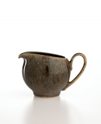 More than meets the eye, Denby's Praline creamer boasts standout durability in addition to style. With a distinct silhouette in casual stoneware and unique speckled glaze. Perfect for tea, but also for serving maple syrup with waffles or gravy at dinner. More than meets the eye, Denby's Praline creamer boasts standout durability in addition to style. With a distinct silhouette in casual stoneware and unique speckled glaze. Perfect for tea, but also for serving maple syrup with waffles or gravy at dinner.