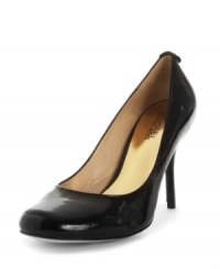 A beautifully proportioned look that's decidedly feminine thanks to its daring low cut upper, shiny patent finish and slender heel. Meet the Pressley pumps from MICHAEL Michael Kors. A beautifully proportioned look that's decidedly feminine thanks to its daring low cut upper, shiny patent finish and slender heel. Meet the Pressley pumps from MICHAEL Michael Kors.