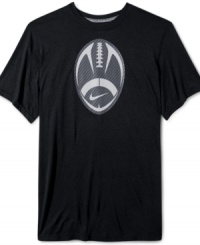Gear up for the season with this Nike performance t-shirt featuring Dri-Fit technology to keep you comfortable whether you're in the stands or on the field. Gear up for the season with this Nike performance t-shirt featuring Dri-Fit technology to keep you comfortable whether you're in the stands or on the field.
