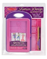 This fashion-plate rubbing set lets design-inclined kids create a wardrobe full of fabulous fashions! Just line up the pieces of an original ensemble, lay a piece of paper over the top and rub with a design crayon to render the style. This fashion-plate rubbing set lets design-inclined kids create a wardrobe full of fabulous fashions! Just line up the pieces of an original ensemble, lay a piece of paper over the top and rub with a design crayon to render the style.
