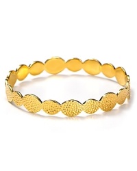 Perfect for stacking, Melinda Maria's textured bangle gives wrists a golden touch. Show your cuff love and wear this simple style with an eclectic armful. Perfect for stacking, Melinda Maria's textured bangle gives wrists a golden touch. Show your cuff love and wear this simple style with an eclectic armful.