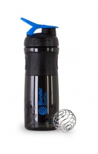 BlenderBottle 28-Ounce SportMixer, Black/Blue BlenderBottle 28-Ounce SportMixer, Black/Blue
