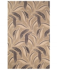 The Promenade Leaf area rug infuses contemporary leaf graphics with rich color, creating subtle, exotic appeal for the modern home. Neutral, earthy tones make this pattern accessible to any room décor and its hand-tufted detailing makes it durable enough to withstand heavy traffic, indoors or out. The Promenade Leaf area rug infuses contemporary leaf graphics with rich color, creating subtle, exotic appeal for the modern home. Neutral, earthy tones make this pattern accessible to any room décor and its hand-tufted detailing makes it durable enough to withstand heavy traffic, indoors or out.