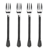Gourmet Settings Avalon Stainless Steel Cocktail Forks set of 4 Gourmet Settings Avalon Stainless Steel Cocktail Forks set of 4