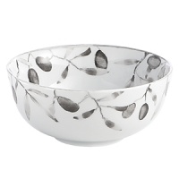 Inspired by the traditional symbol of peace and goodwill, a naturalistic olive branch motif is rendered in graphic detail on this assortment of fine porcelain dinnerware from Michael Aram. Inspired by the traditional symbol of peace and goodwill, a naturalistic olive branch motif is rendered in graphic detail on this assortment of fine porcelain dinnerware from Michael Aram.