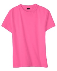 Hanes 4.5 oz Women's NANO-T Lightweight Premium T Bright Rose S Hanes 4.5 oz Women's NANO-T Lightweight Premium T Bright Rose S
