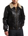 Levi's Men's Faux Leather Aviator Bomber