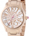 Betsey Johnson Women's BJ00233-03  Analog Rose Gold Tone Stainless Steel Case Watch