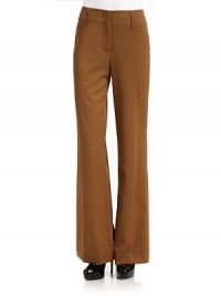 THE LOOKBelt-looped waistFront zip with interior button tab and hook-and-bar closureCreased legsTHE FITRise, about 10Inseam, about 33THE MATERIAL54% polyester/44% wool/2% elastaneCARE & ORIGINDry cleanImported THE LOOKBelt-looped waistFront zip with interior button tab and hook-and-bar closureCreased legsTHE FITRise, about 10Inseam, about 33THE MATERIAL54% polyester/44% wool/2% elastaneCARE & ORIGINDry cleanImported