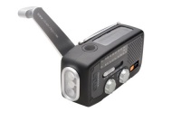 Etón FR160B Microlink Self-Powered AM/FM/NOAA Weather Radio with Flashlight, Solar Power and Cell Phone Charger (Black) Etón FR160B Microlink Self-Powered AM/FM/NOAA Weather Radio with Flashlight, Solar Power and Cell Phone Charger (Black)
