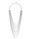 GUESS Silver-tone Long Necklace, SILVER
