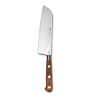 Crafted in the heart of France's cutlery region, Sabatier's santoku knife combines the versatility of a chef's knife with the functionality of a cleaver. The kullens help reduce friction and limit food from sticking to the blade. Crafted in the heart of France's cutlery region, Sabatier's santoku knife combines the versatility of a chef's knife with the functionality of a cleaver. The kullens help reduce friction and limit food from sticking to the blade.