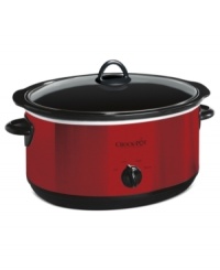 The tag-team for kitchen convenience. Toss in ingredients, run out the door & return home to a simply magnificent meal-that's the promise of this 6.5-qt. CrockPot, which slow cooks your favorite dishes, so you can spend less time in the kitchen. Plus with the included Little Dipper Warmer, you can prep your favorite sauces and dips in no time. 1-year warranty. Model SCV653-R. The tag-team for kitchen convenience. Toss in ingredients, run out the door & return home to a simply magnificent meal-that's the promise of this 6.5-qt. CrockPot, which slow cooks your favorite dishes, so you can spend less time in the kitchen. Plus with the included Little Dipper Warmer, you can prep your favorite sauces and dips in no time. 1-year warranty. Model SCV653-R.