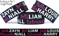 Amazayn Fabulouis Phenomeniall Brilliam Extraordinharry One Direction Wristband Amazayn Fabulouis Phenomeniall Brilliam Extraordinharry One Direction Wristband