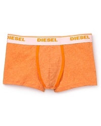 Soft heathered trunks with a supportive contoured pouch and a body-conforming fit. Soft heathered trunks with a supportive contoured pouch and a body-conforming fit.