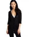 Kensie Women's Tape Yarn Cardigan