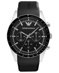 Precision you can rely on: an expertly crafted chronograph watch from Emporio Armani. Precision you can rely on: an expertly crafted chronograph watch from Emporio Armani.