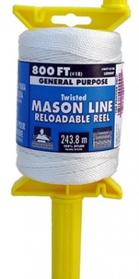 Lehigh Secure Line NST181RL Reloadable Reel Mason Line, 800-Foot