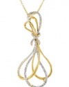 Effy Jewlery 14K Yellow Gold Diamond Pendant, .65 TCW