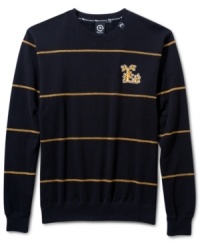 An instant closet-keeper, LRG striped crew neck will add a dose of Ivy-league preppy to your style regimen. An instant closet-keeper, LRG striped crew neck will add a dose of Ivy-league preppy to your style regimen.