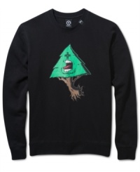 A classic crew neck from LRG becomes an instant wardrobe favorite with its warm cotton-blend construction and cool graphic motif. A classic crew neck from LRG becomes an instant wardrobe favorite with its warm cotton-blend construction and cool graphic motif.
