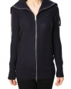 Lauren Ralph Lauren Green Label Full Zip Sweater Navy Blue-Large