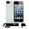 KHOMO ® White Slider Dock Friendly Case for newly released Apple iPhone 5