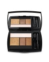 Infinitely luminous and sensationally smooth All-in-One Five Shadow Palette to brighten eyes. This versatile palette conveniently creates a full eye look for day or night. Experience the newest generation of luminosity as silky lustrous powders transparently wrap the skin, allowing a seamless layering of pure color for a silky sheen and radiant finish. Long wear 8 hour formula. Color does not fade and continues to stay true.