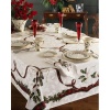 60 X 104 Oblong Lenox Holiday Nouveau Christmas Tablecloth