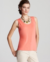 Amp up the everyday with this juiced-up BASLER tank that brings on the bright. Amp up the everyday with this juiced-up BASLER tank that brings on the bright.