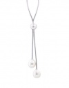 Effy Jewlery Pearl Necklace set in Sterling Silver