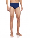 Speedo Men's Race Endurance+ Polyester Solid Brief Swimsuit