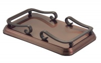 InterDesign York Metal Guest Towel Holder, Bronze InterDesign York Metal Guest Towel Holder, Bronze