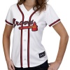 MLB Atlanta Braves Home Replica Baseball Women's Jersey, White