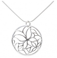Sterling Silver Butterfly Design Pendant, 18 Sterling Silver Butterfly Design Pendant, 18